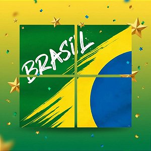 Painel Decorativo Festa Brasil - 1,28x90cm - 1 unidade - FestColor - Rizzo