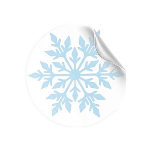 Adesivo "Floco de neve" -Ref 2301 Hot Samping - 30 unidades - Stickr - Rizzo