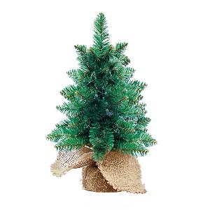Mini Pinheiro de Natal com Base Juta - 60cm - 1 unidade - Cromus - Rizzo