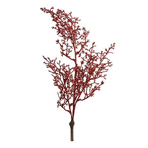 Galho Decorativo - Vermelho - 58cm - 1 unidade - Cromus - Rizzo