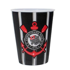 Copo de Plástico 3D - Corinthians - 400ml - 2 unidades - Rizzo