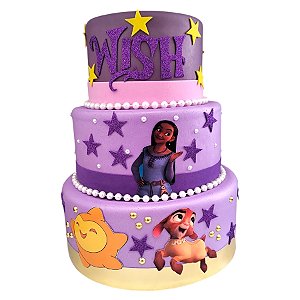 Bolo Fake Decorativo - Wish - 31x25cm - 1 unidade - Rizzo