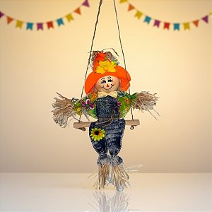 Enfeite para Pendurar - Espantalho - 1 unidade - Rizzo