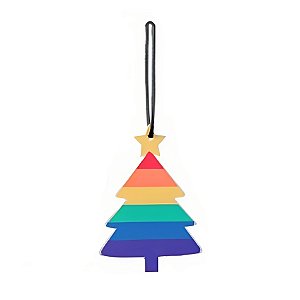 Enfeite para Pendurar Árvore LGBT - 10cm - 1 unidade - Cromus - Rizzo