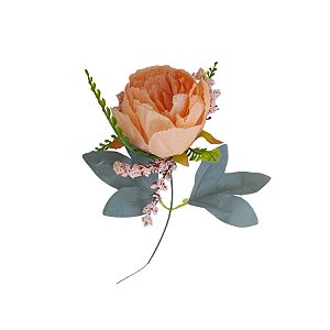 Flor Decorativa Artificial - Rosa - 24cm - 1 unidade - Cromus - Rizzo