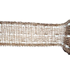 Fita Decorativa Telada Rústica - 6,3cm x 9,14m - 1 unidade - Rizzo