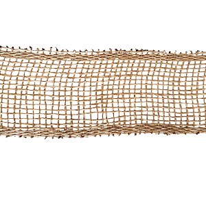 Fita Decorativa Telada Rústica Natural - 6,3cm x 9,14m - 1 unidade - Rizzo
