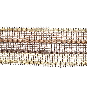 Fita Decorativa Telada Rústica Três Cores - 6,3cm x 9,14m - 1 unidade - Rizzo