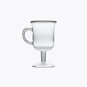 Taça PIT 130/1 com Tampa Capuccino - 04 unidades - Plastilânia
