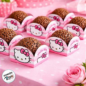 Porta Forminha - Hello Kitty - 40 unidades - Festcolor - Rizzo