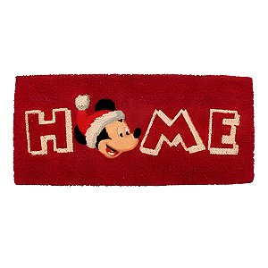 Capacho de Fibra - Home Mickey - 25x55cm - 1 unidade - Cromus - Rizzo