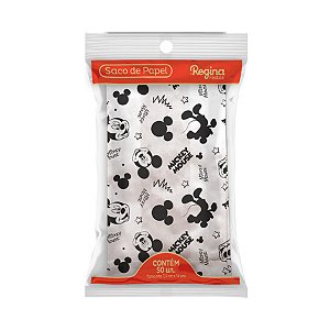 Saco de Papel - Mickey Mouse - 50 unidades - Regina - Rizzo