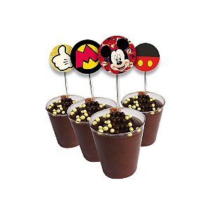 Copinho com Enfeite para Doces Festa Mickey - 10 Unidades - Regina -  Festas