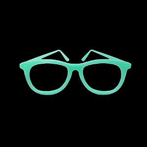 Óculos Festa Nerd Brilha no Escuro - 10 Unidades- Rizzo