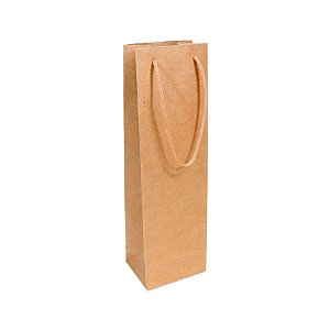 Sacola para Bebida - Kraft - 36x11x8cm - Ref 0463 - 10 unidades - Ideia Embalagens - Rizzo