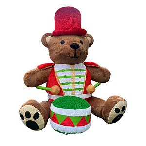 Urso De Natal Premium Gigante Inflável Com Led- Bivolt - 2,7m - 1 unidade - Cromus - Rizzo