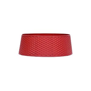 Saia Rígida Desmontavel Para Árvore De Natal - Vermelho - 54cm - 1 unidade - Cromus - Rizzo