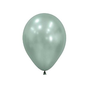 Balão de Festa Látex Silk - Verde Menta (Cor: 826) - Sempertex - Rizzo
