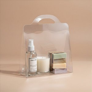 Sacola Média Transparente Bag Lisa - 18cm - 1 unidade - Rizzo
