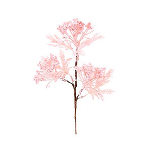 Pick Decorativo - Frutas e Folhas Rosa - 29cm - 1 unidade - Cromus - Rizzo