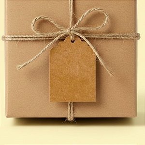 Tag Decorativa - Kraft Retangular - 15 unidades - Stickr - Rizzo
