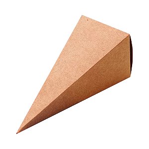 Caixa Cone - Kraft - 8 unidades - Rizzo