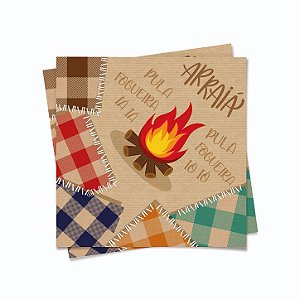 Guardanapo Kraft - 24,5 cm x 24,5 cm - 20 unidades - Cromus - Rizzo
