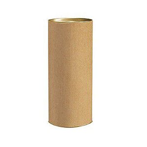 Lata para Presente M 24x10cm Liso Kraft - 01 unidade - Rizzo Embalagens