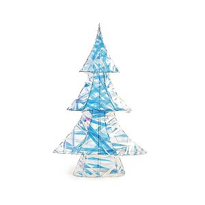 Árvore de Natal Nacarado Com Led - 43cm - 1 unidade - Cromus - Rizzo