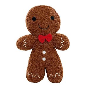 Almofada Gingerbread De Natal - 36cm - 1 unidade - Cromus - Rizzo