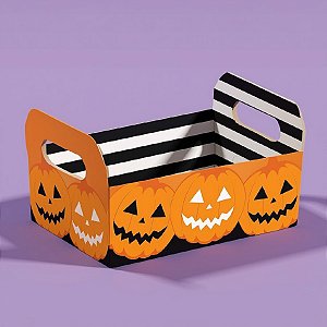 Caixote de Papel Cartão - Halloween - 22x15x7,5cm - 1 unidade - Cromus - Rizzo