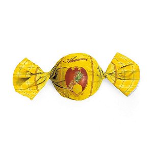 Papel Trufa 14,5x15,5cm - Sabores Abacaxi - 100 unidades - Gourmet - Cromus