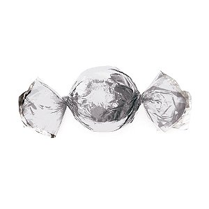 Papel Trufa 14,5x15,5cm - Metalizado Prata - 100 unidades - Cromus