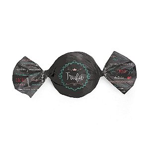 Papel Trufa 14,5x15,5cm - Lousinha - 100 unidades - Cromus