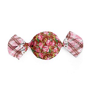 Papel Trufa 14,5x15,5cm - Liberty Marrom - 100 unidades - Cromus