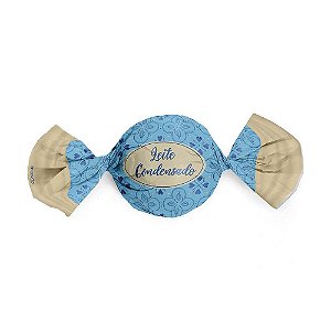Papel Trufa 14,5x15,5cm - Leite Condensado - 100 unidades - Cromus
