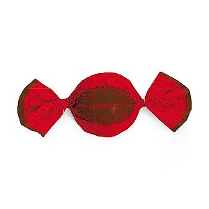 Papel Trufa 14,5x15,5cm - Gostosura Morango - 100 unidades - Cromus