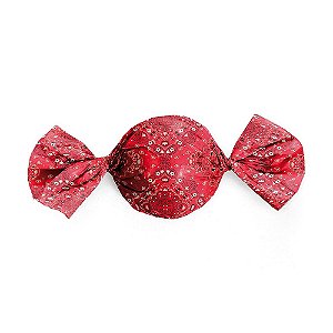 Papel Trufa 14,5x15,5cm - Bandana Vermelho - 100 unidades - Cromus