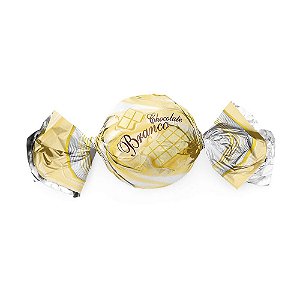 Papel Trufa  14,5x15,5cm - Delícia Chocolate Branco - 100 unidades - Cromus