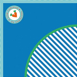 Saco Express 39x39cm para Ovos de 350g a 500g - Coelhinho Sai da Toca Azul - 5 unidades - Cromus - Rizzo