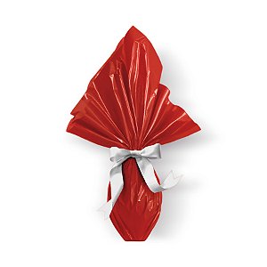Saco Express 44x44cm para Ovos de 500g a 750g - Vermelho Metalizado - 5 unidades - Cromus - Rizzo