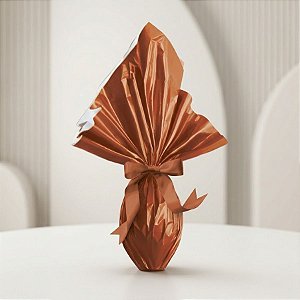 Saco Express 39x39cm para Ovos de 350g a 500g - Rose Gold - 5 unidades - Cromus Páscoa - Rizzo