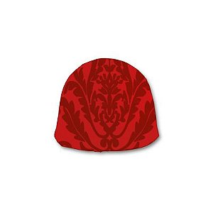Papel Chumbo 10x9,7cm - Adamascado Vermelho - 300 folhas - Cromus - Rizzo Embalagens