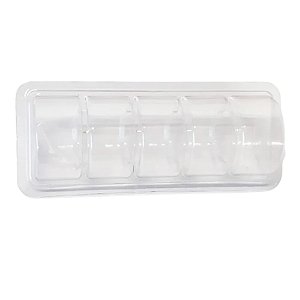 Blister para 5 Macarons - 15,5x6,5x2,6cm - 20 unidades - San Felipo - Rizzo