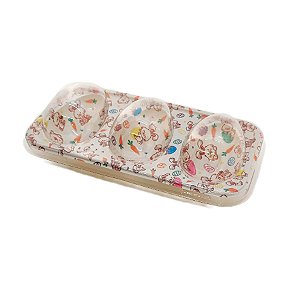 Blister 3 Ovos de Páscoa Coelhinhos Coloridos 50g - 5 unidades - Rizzo