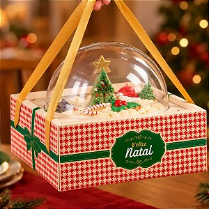 Caixa Sobremesa com Blister Bola de Natal Premium - 1 unidade - Rizzo