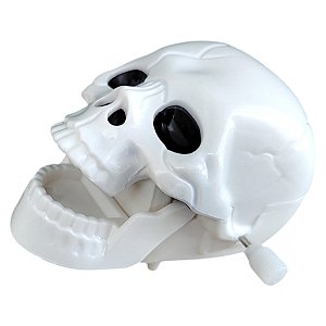 Mini Brinquedo de Hallowen - Caveira com Movimento - 3,5x5,5cm - 1 unidade - Rizzo - Rizzo