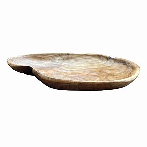 Bandeja de Madeira Rústica Orgânica - 41cm  - 1 unidade - Rizzo