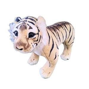 Tigre De Pelúcia Realista - 55cm - 1 unidade - Rizzo