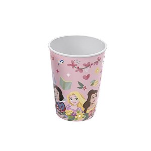 Copo de Plástico Festa Princesas Disney 320Ml - Plasútil